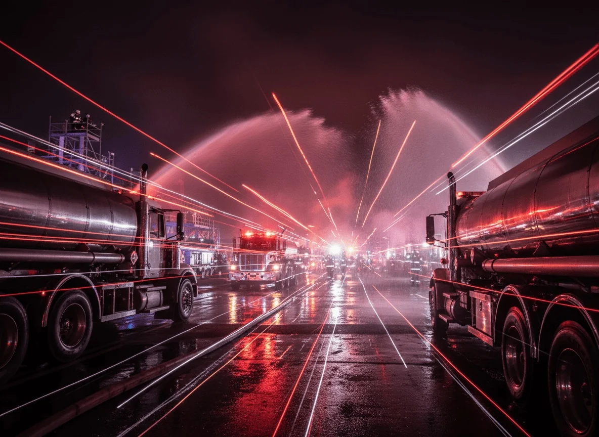 24/7 emergency water delivery – Blue Water Haulers rapid response water truck for disaster relief in Houston TX