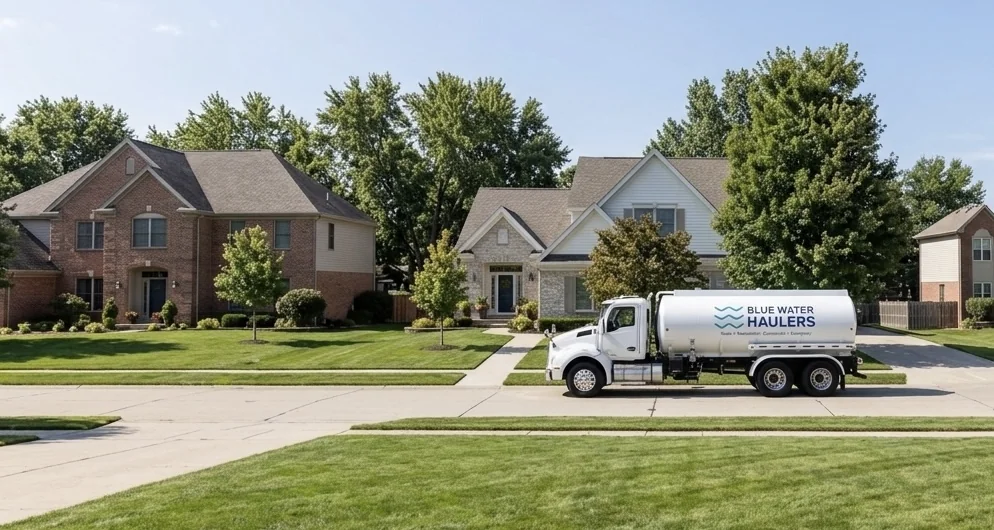 Reliable bulk drinking water delivery for residential wells, cisterns, and home water storage tanks in Houston, TX.
